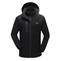 3-in-1 jacket with outer shell and inner fleece jacket side by side