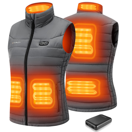 Gilet Chauffant Femme avec Batterie