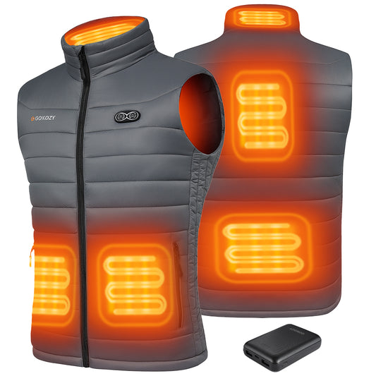 Heated Gilet for Men with Power Bank