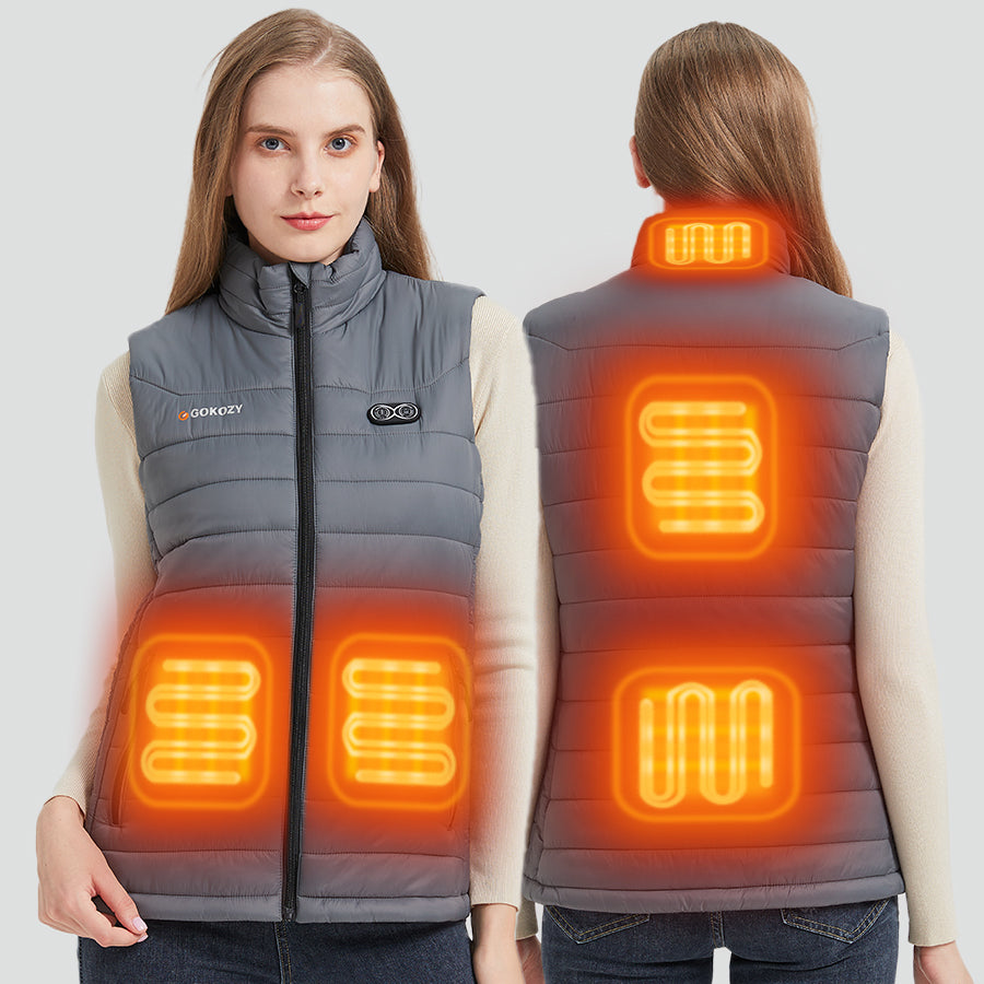 Womens Heated Gilet with Battery Pack-Gary