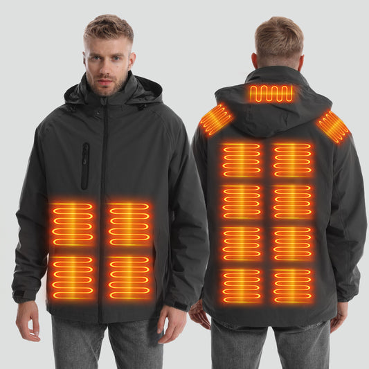 Men's 3 in 1 heated jacket