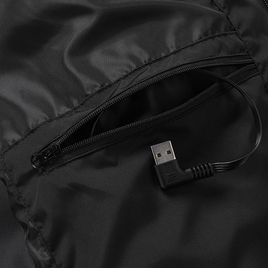 zipper battery pocket