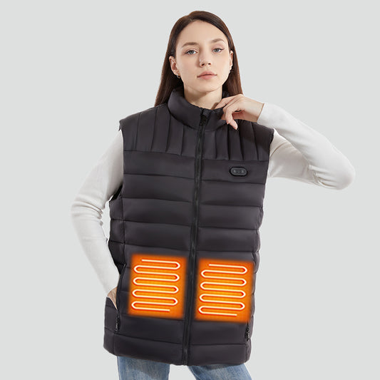 heated puffer vest for women